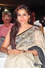 Rashmi Gautam at Dhanalakshmi Thalupu Thadithe Movie Audio Launch